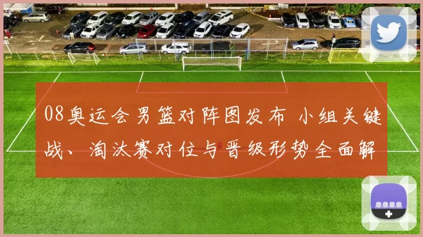 08奥运会男篮对阵图发布 小组关键战、淘汰赛对位与晋级形势全面解读